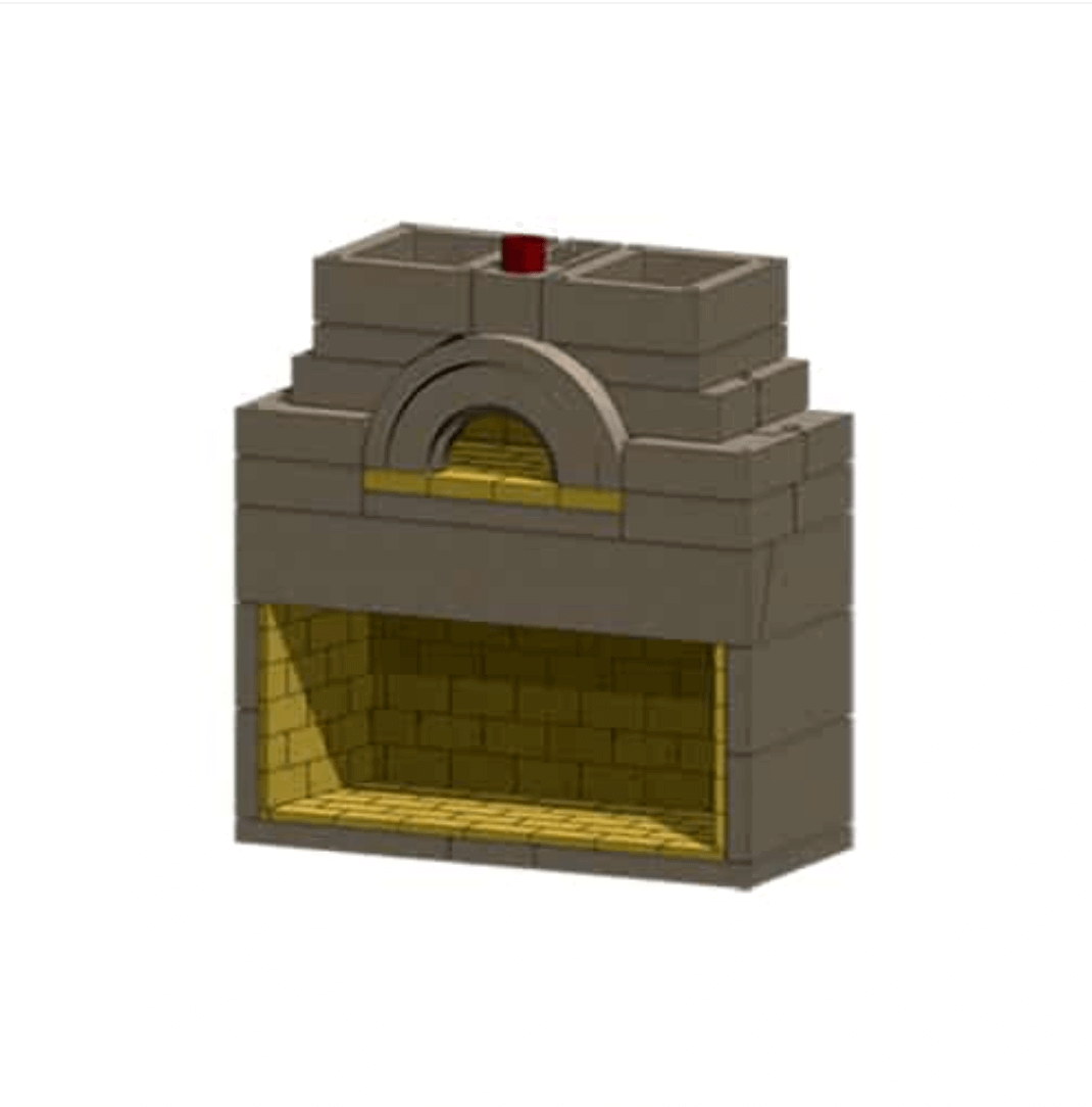 Caminetto Medeo Pizza Oven Combo| Pepe's Pizza Ovens | Outdoor Kitchen Bare View