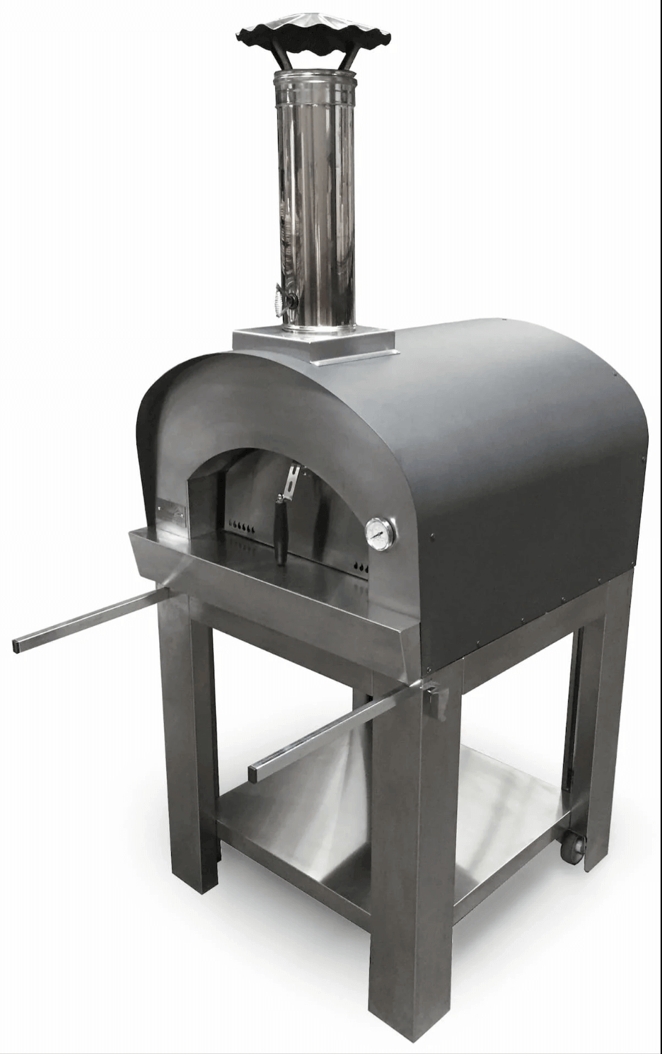 Solé Gourmet Italia Wood-fired Oven, Pepe's Pizza Ovens, Outdoor Pizza Ovens, angle view