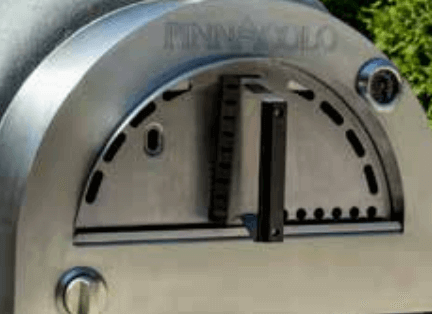 PINNACOLO L'Argilla Pizza Oven, Pepe's Pizza Ovens, Outdoor Pizza Ovens, door view