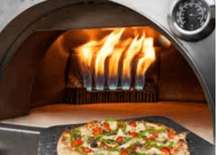 PINNACOLO L'Argilla Pizza Oven, Pepe's Pizza Ovens, Outdoor Pizza Ovens, inside oven view