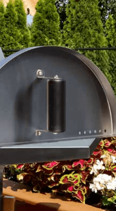 PINNACOLO Premio Pizza Oven, Pepe's Pizza Ovens, Outdoor Pizza Ovens, door view