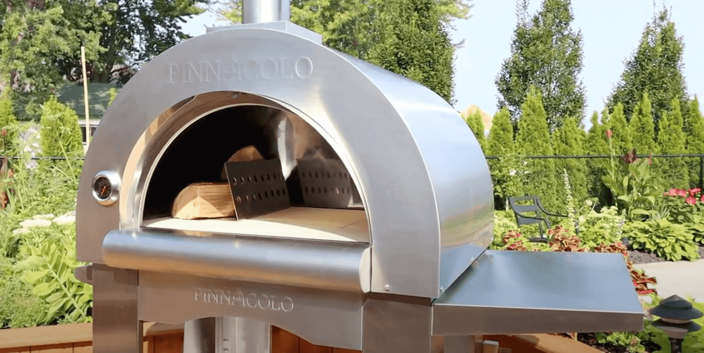 PINNACOLO Premio Pizza Oven, Pepe's Pizza Ovens, Outdoor Pizza Ovens, angle view