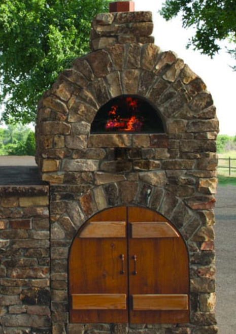 Amerigo Pizza Oven Cabinet Kit - Arched Opening
