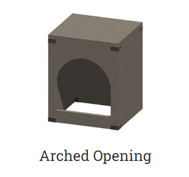Amerigo Pizza Oven Cabinet Kit - Arched Opening