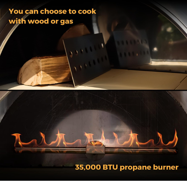 Pinnacolo Ibrido Hybrid Outdoor Pizza Oven