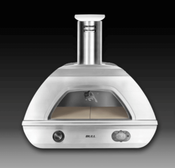 Bull Pizza Oven NG Conversion for LP, Pepe's Pizza Ovens, Outdoor Pizza Ovens, front view