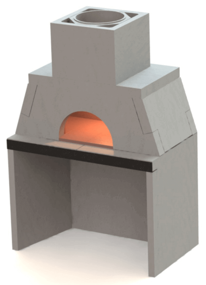 Mason Lite Pizza Oven 18in., Pepe's Pizza Ovens | Angle View