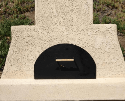 Toscana Pizza Oven Door, Pepe's Pizza Ovens, Outdoor Pizza Ovens, front view of oven 2