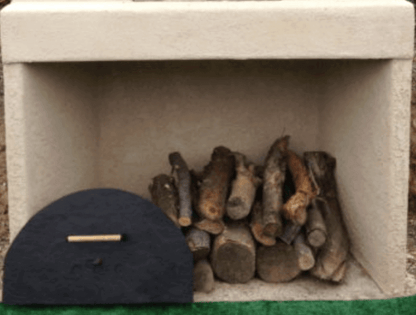 Mason-Lite Wood Storage for 18 in Pizza Oven