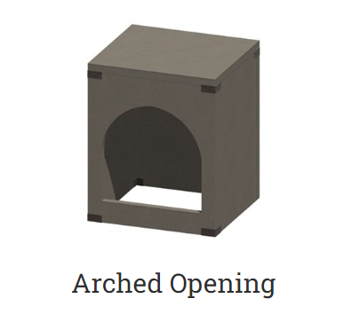 Mezzo Pizza Oven Cabinet Kit - Arched Opening