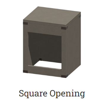 Mezzo Pizza Oven Cabinet Kit - Square Opening