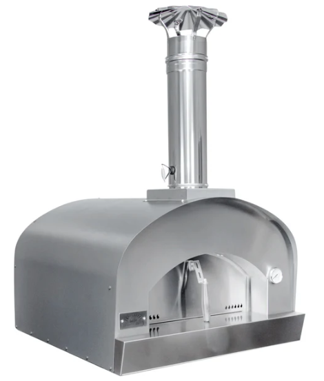 Sole Gourmet Wood-Fired MARIO Pizza Oven -Large 24"x24" Rubber Feet