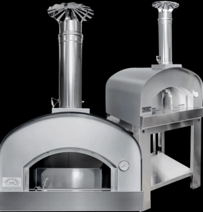 Sole Gourmet Wood-Fired MARIO Pizza Oven -Large 24"x24" Rubber Feet